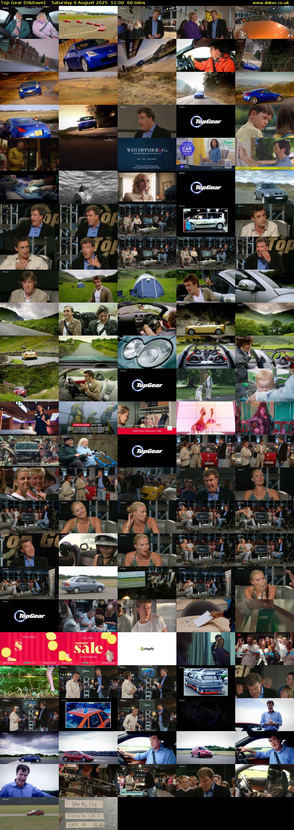 Top Gear (U&Dave) Saturday 9 August 2025 11:00 - 12:00