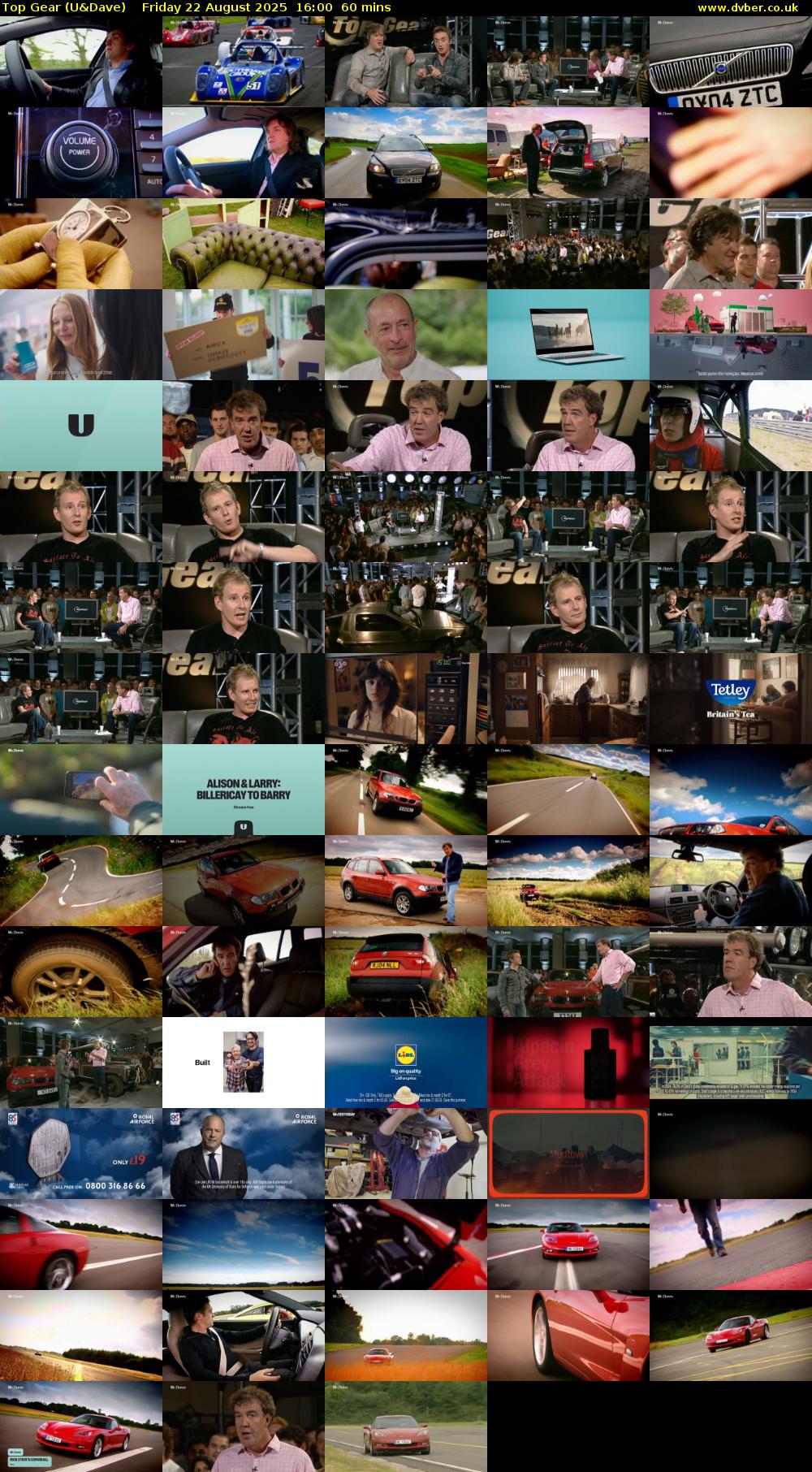 Top Gear (U&Dave) Friday 22 August 2025 16:00 - 17:00