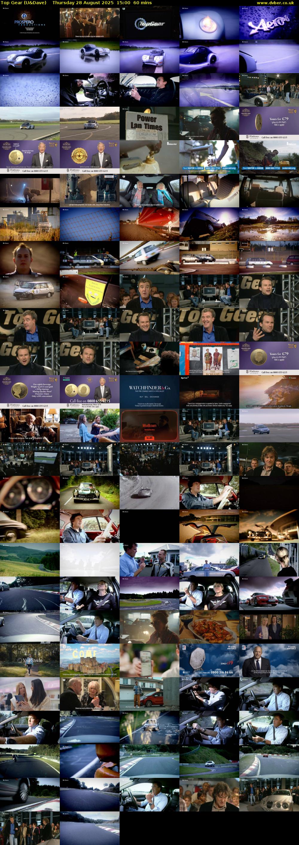 Top Gear (U&Dave) Thursday 28 August 2025 15:00 - 16:00
