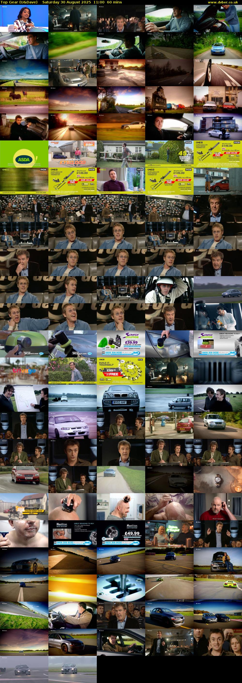 Top Gear (U&Dave) Saturday 30 August 2025 11:00 - 12:00