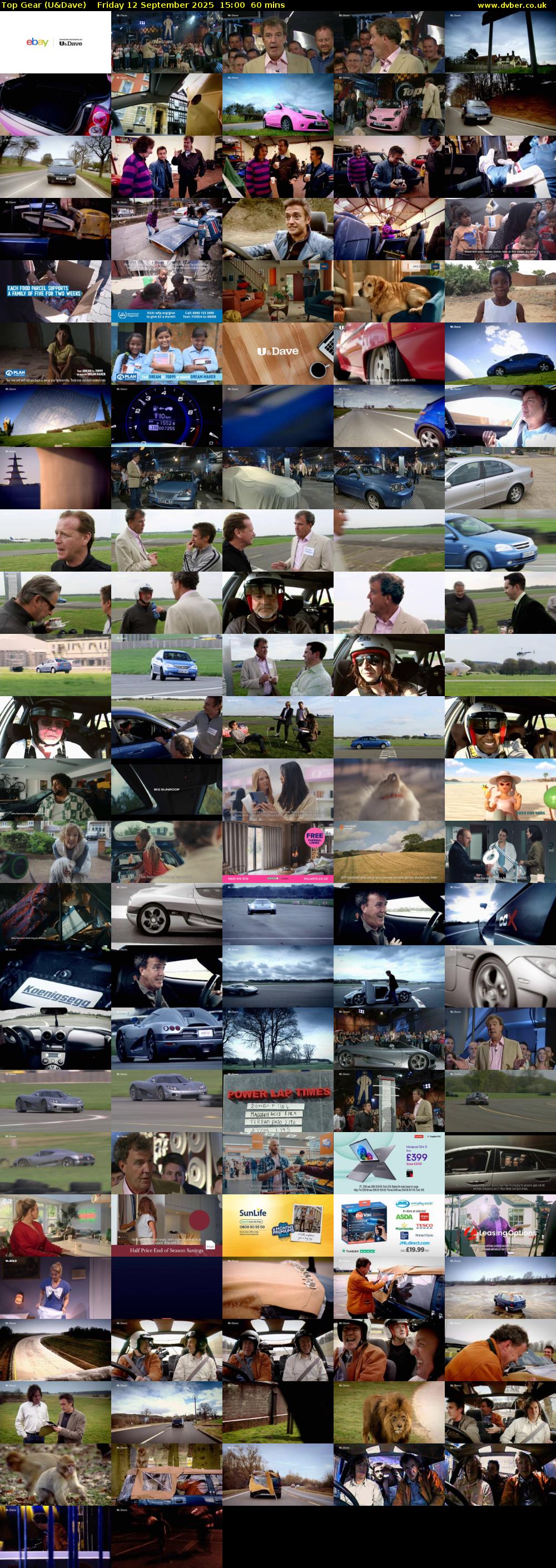 Top Gear (U&Dave) Friday 12 September 2025 15:00 - 16:00