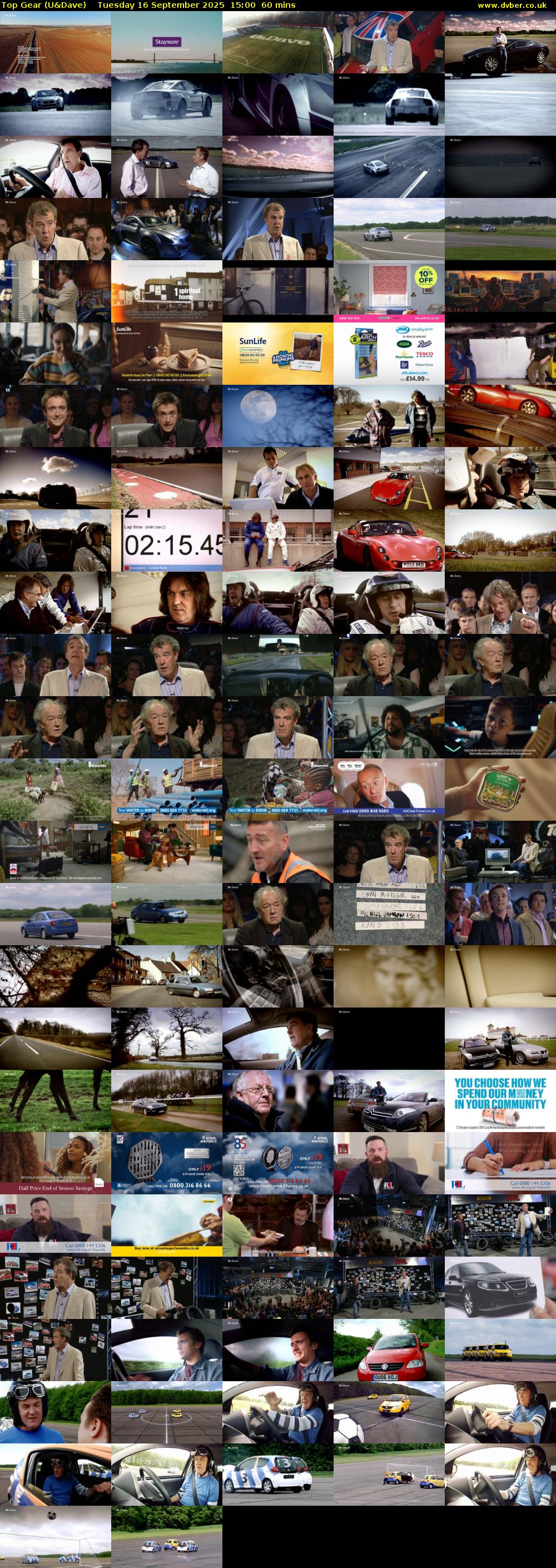 Top Gear (U&Dave) Tuesday 16 September 2025 15:00 - 16:00