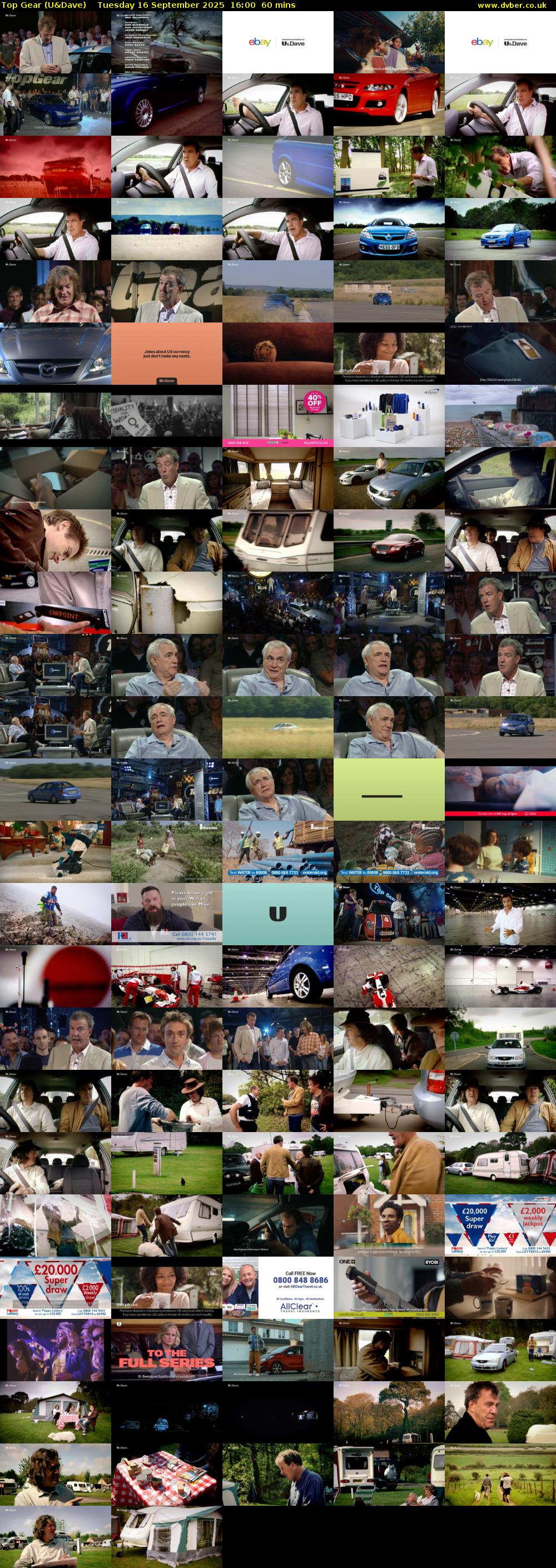 Top Gear (U&Dave) Tuesday 16 September 2025 16:00 - 17:00