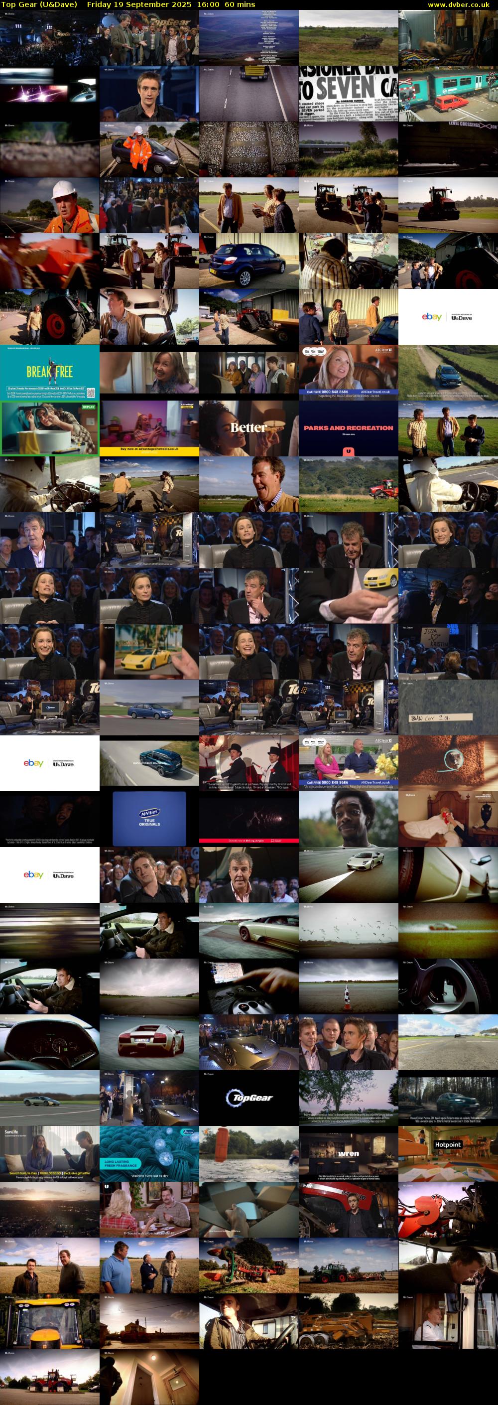 Top Gear (U&Dave) Friday 19 September 2025 16:00 - 17:00