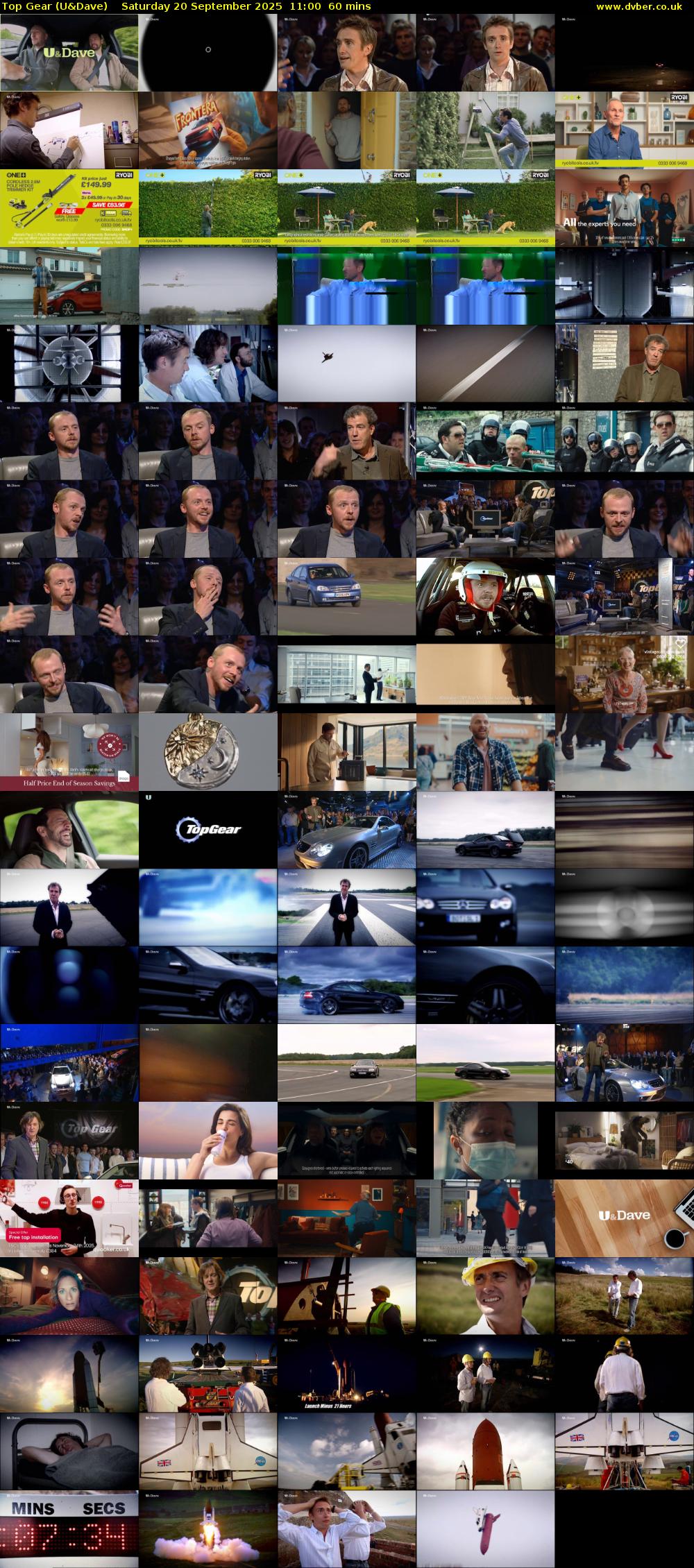 Top Gear (U&Dave) Saturday 20 September 2025 11:00 - 12:00