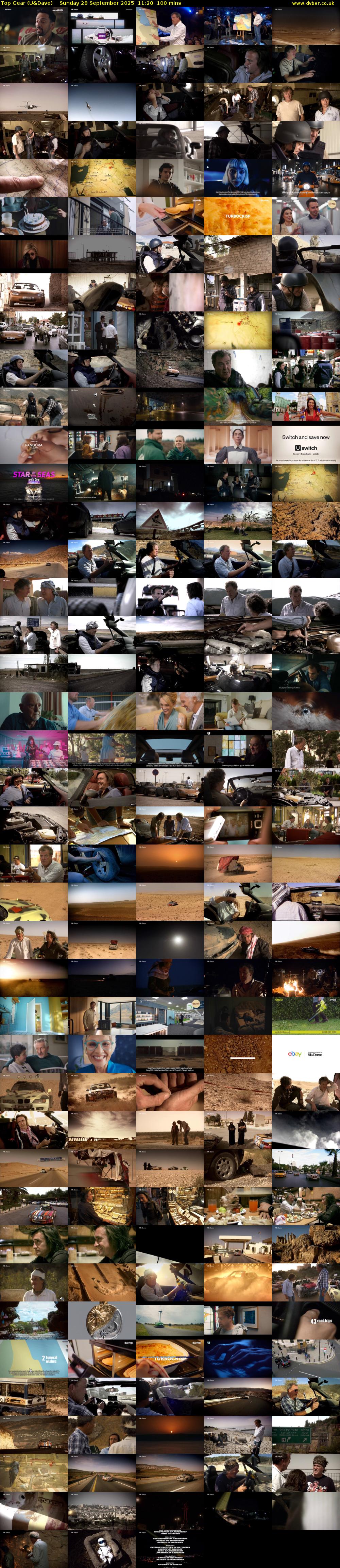 Top Gear (U&Dave) Sunday 28 September 2025 11:20 - 13:00