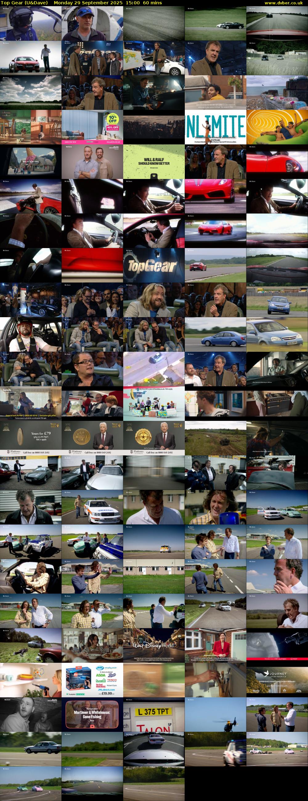 Top Gear (U&Dave) Monday 29 September 2025 15:00 - 16:00
