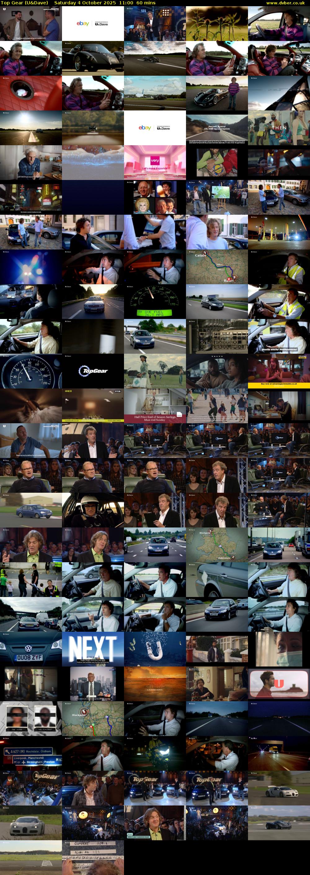 Top Gear (U&Dave) Saturday 4 October 2025 11:00 - 12:00