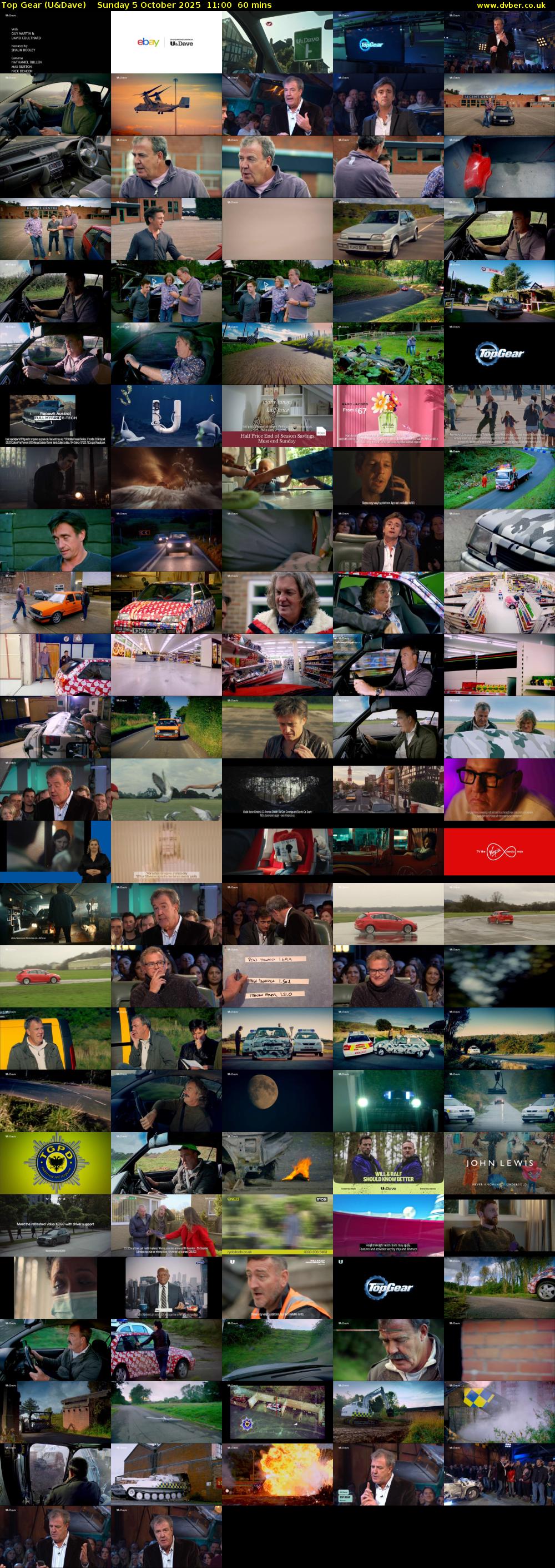 Top Gear (U&Dave) Sunday 5 October 2025 11:00 - 12:00