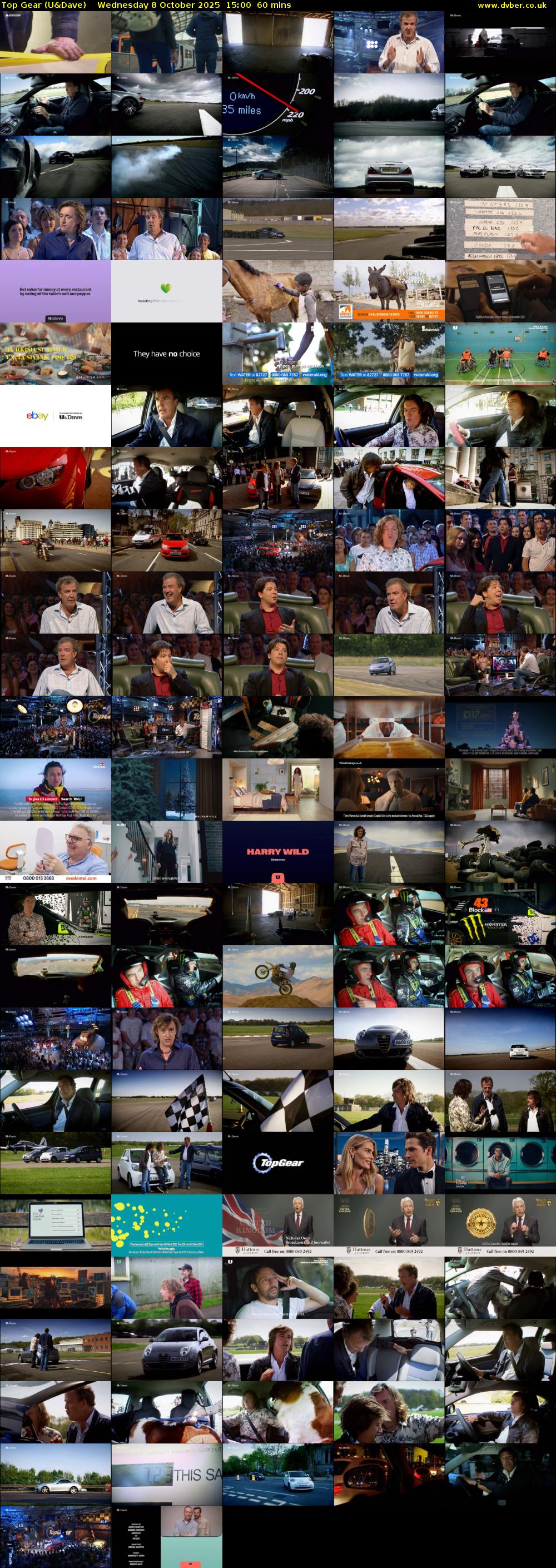 Top Gear (U&Dave) Wednesday 8 October 2025 15:00 - 16:00