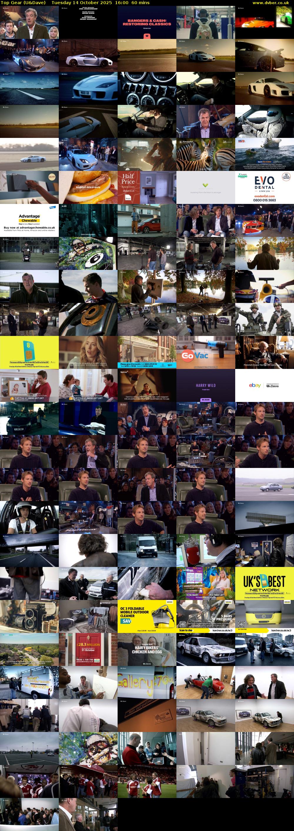 Top Gear (U&Dave) Tuesday 14 October 2025 16:00 - 17:00