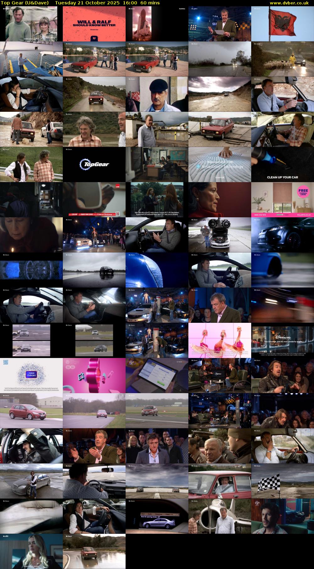 Top Gear (U&Dave) Tuesday 21 October 2025 16:00 - 17:00