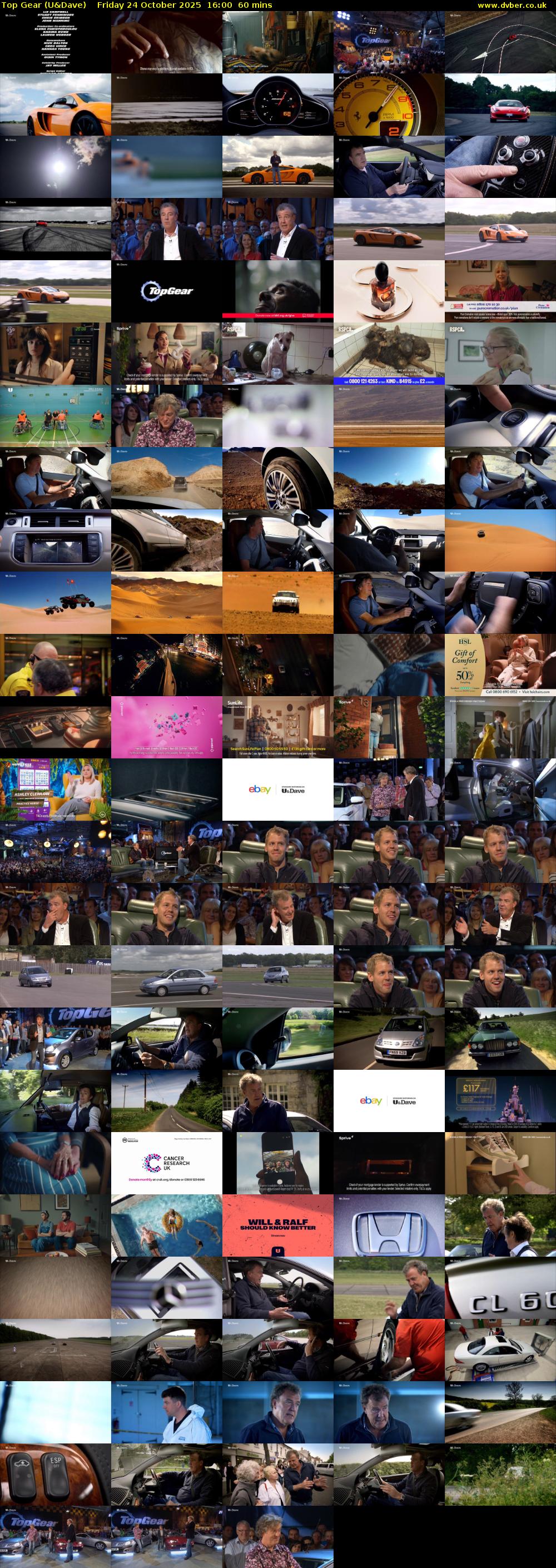 Top Gear (U&Dave) Friday 24 October 2025 16:00 - 17:00