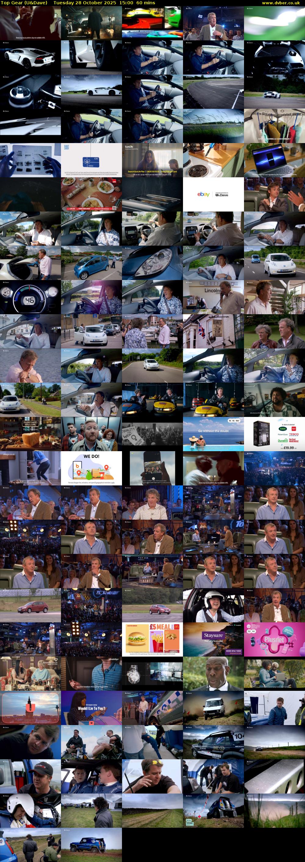 Top Gear (U&Dave) Tuesday 28 October 2025 15:00 - 16:00