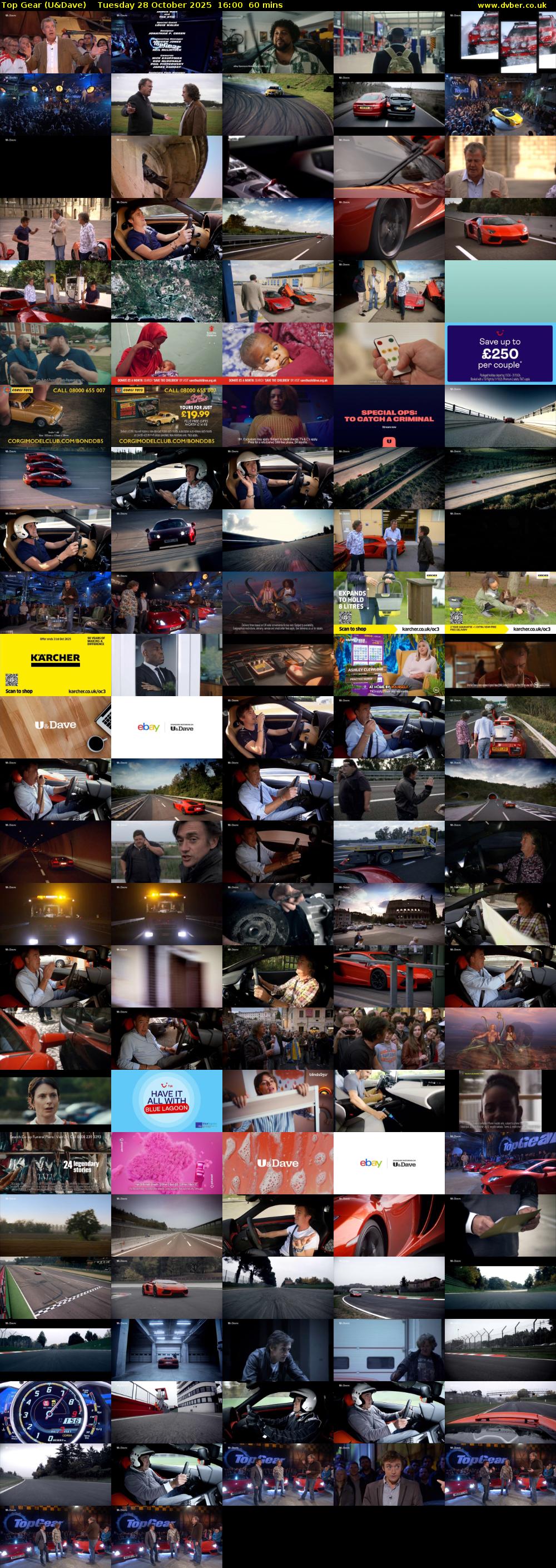 Top Gear (U&Dave) Tuesday 28 October 2025 16:00 - 17:00