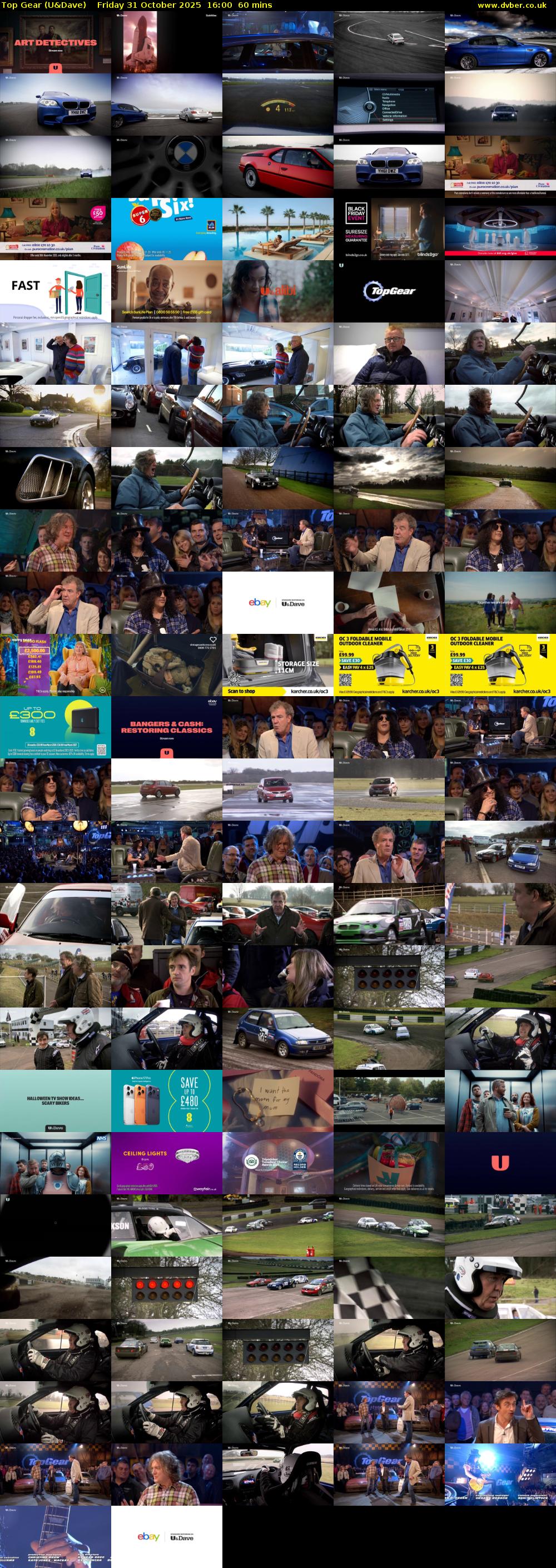 Top Gear (U&Dave) Friday 31 October 2025 16:00 - 17:00