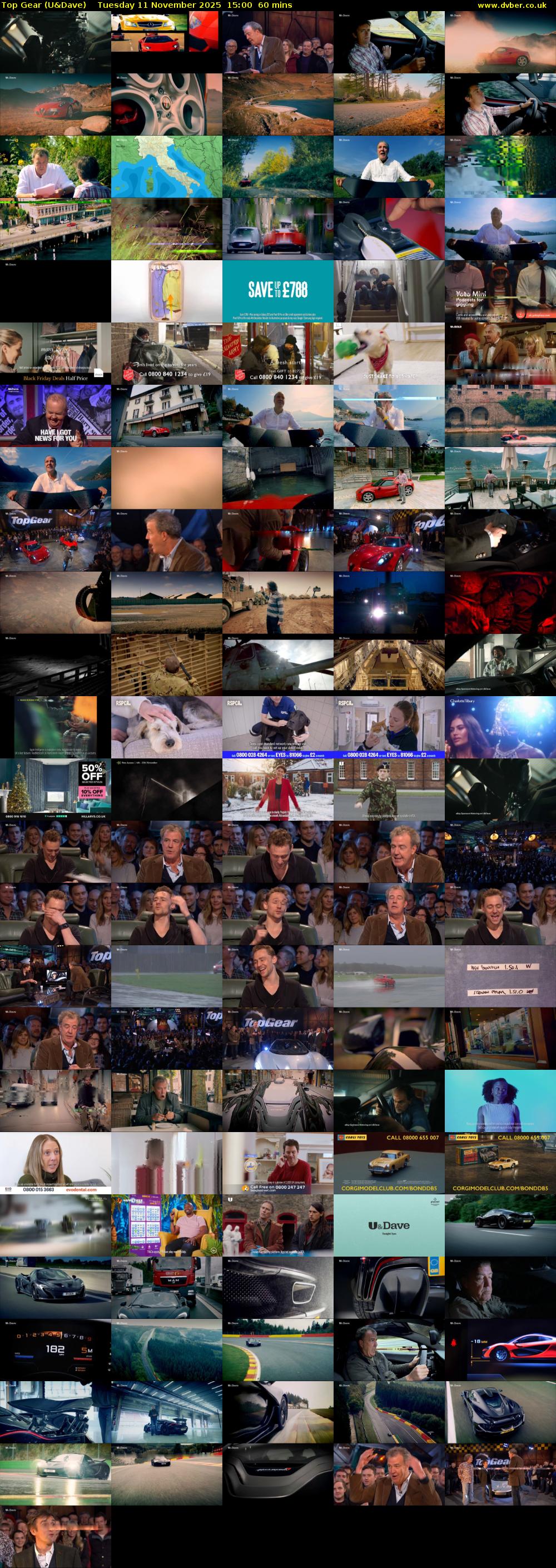 Top Gear (U&Dave) Tuesday 11 November 2025 15:00 - 16:00