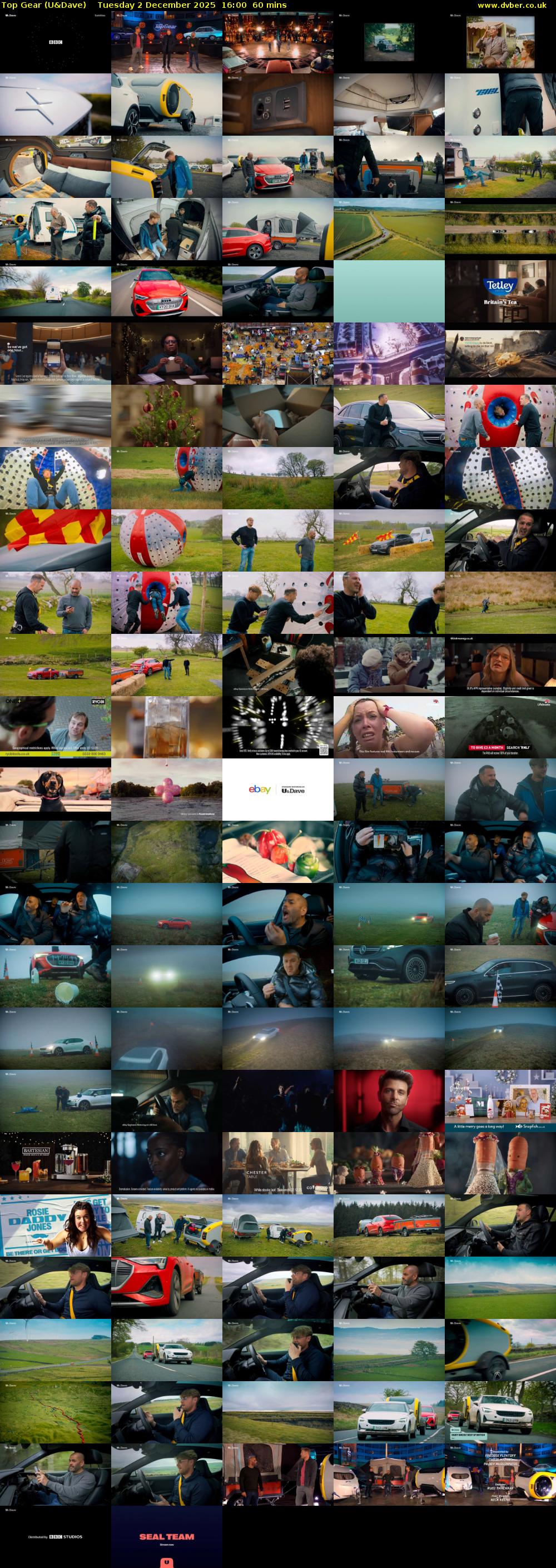 Top Gear (U&Dave) Tuesday 2 December 2025 16:00 - 17:00