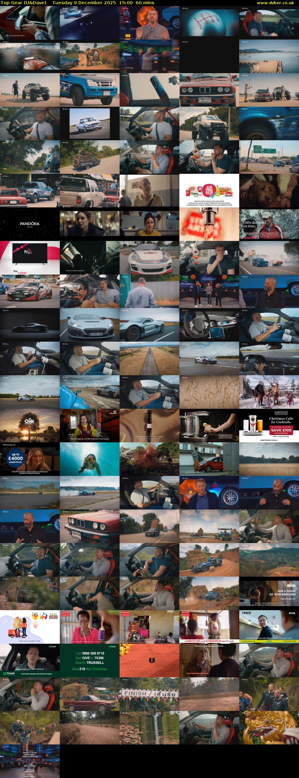 Top Gear (U&Dave) Tuesday 9 December 2025 15:00 - 16:00