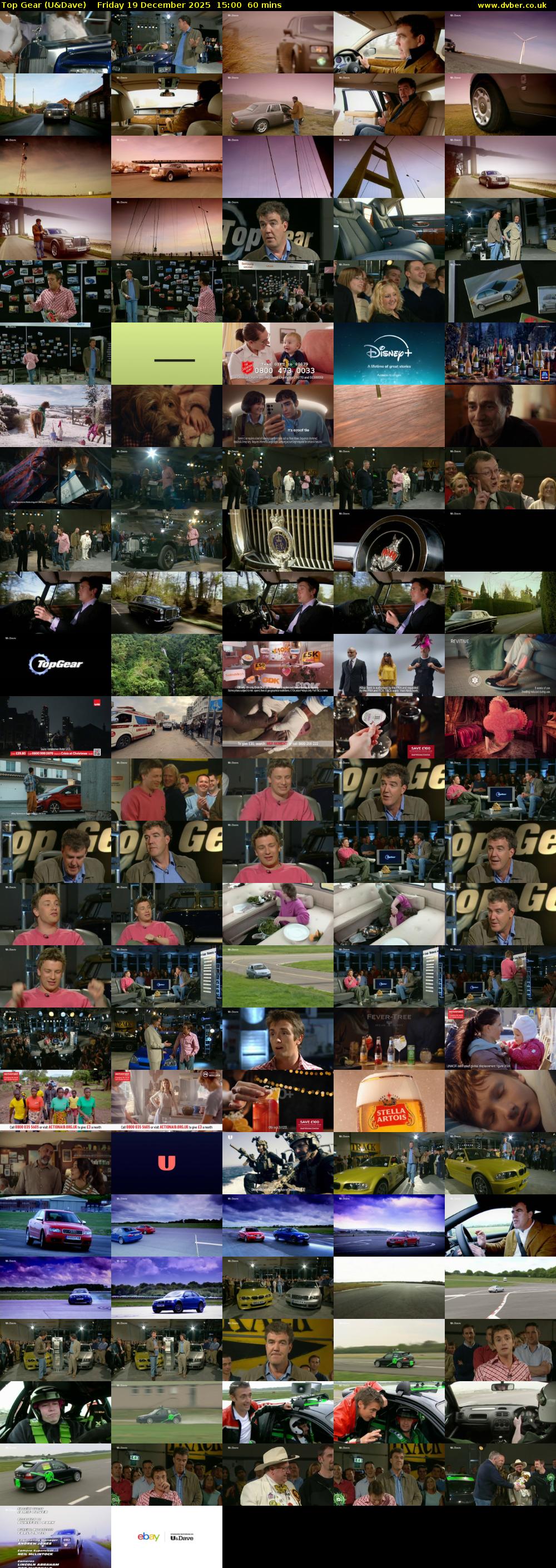 Top Gear (U&Dave) Friday 19 December 2025 15:00 - 16:00