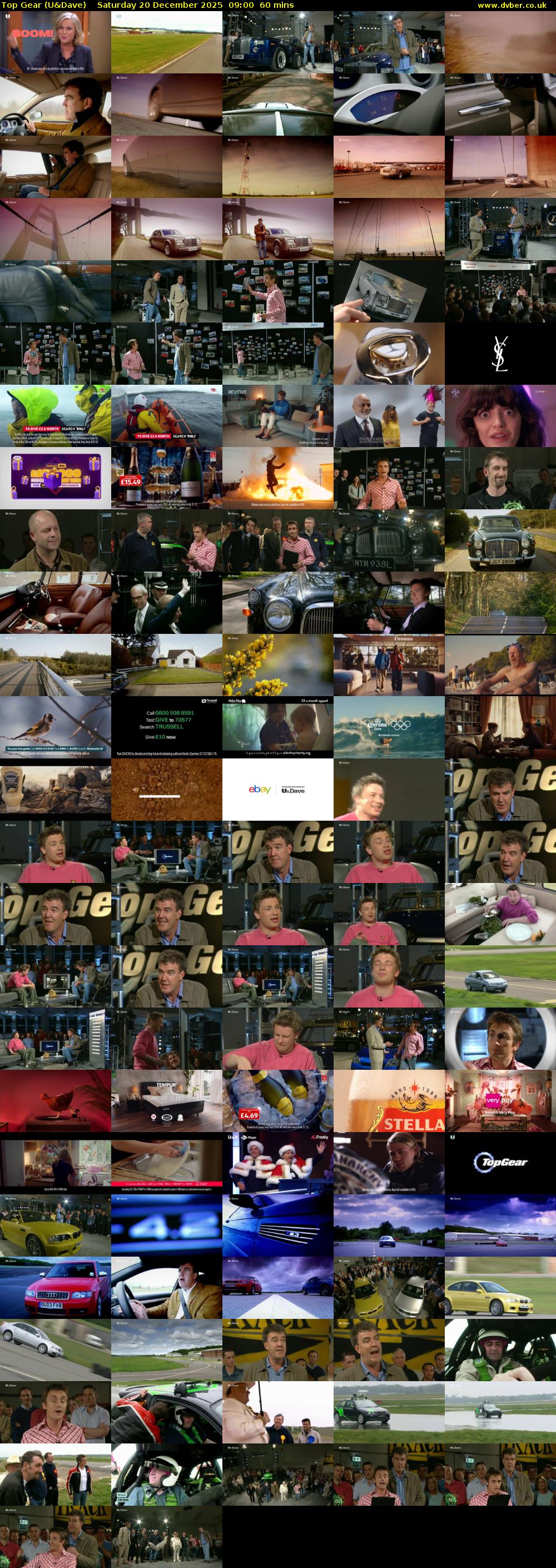 Top Gear (U&Dave) Saturday 20 December 2025 09:00 - 10:00