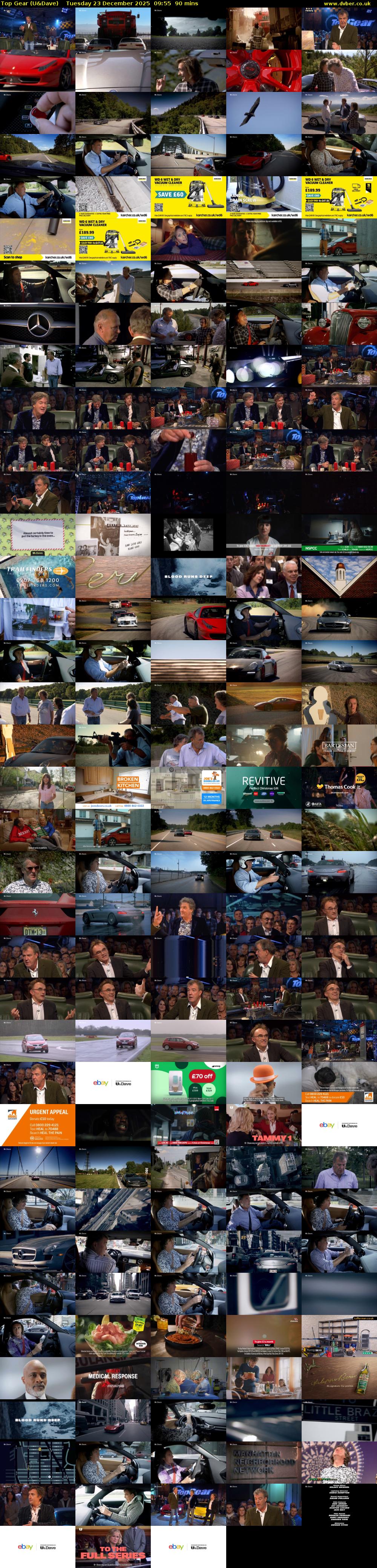 Top Gear (U&Dave) Tuesday 23 December 2025 09:55 - 11:25