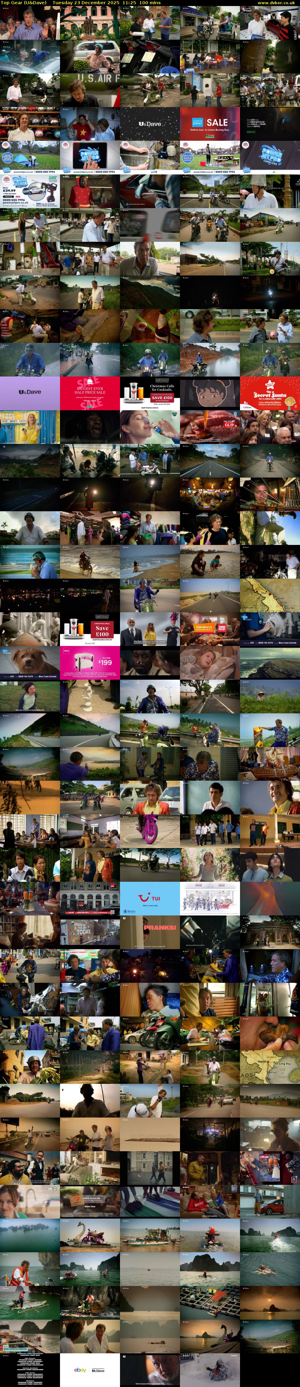 Top Gear (U&Dave) Tuesday 23 December 2025 11:25 - 13:05