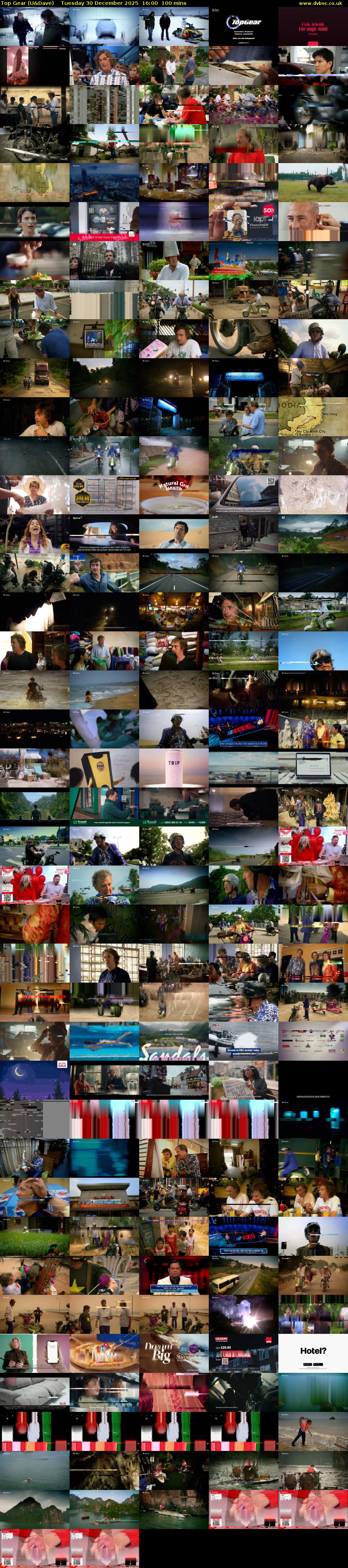 Top Gear (U&Dave) Tuesday 30 December 2025 16:00 - 17:40