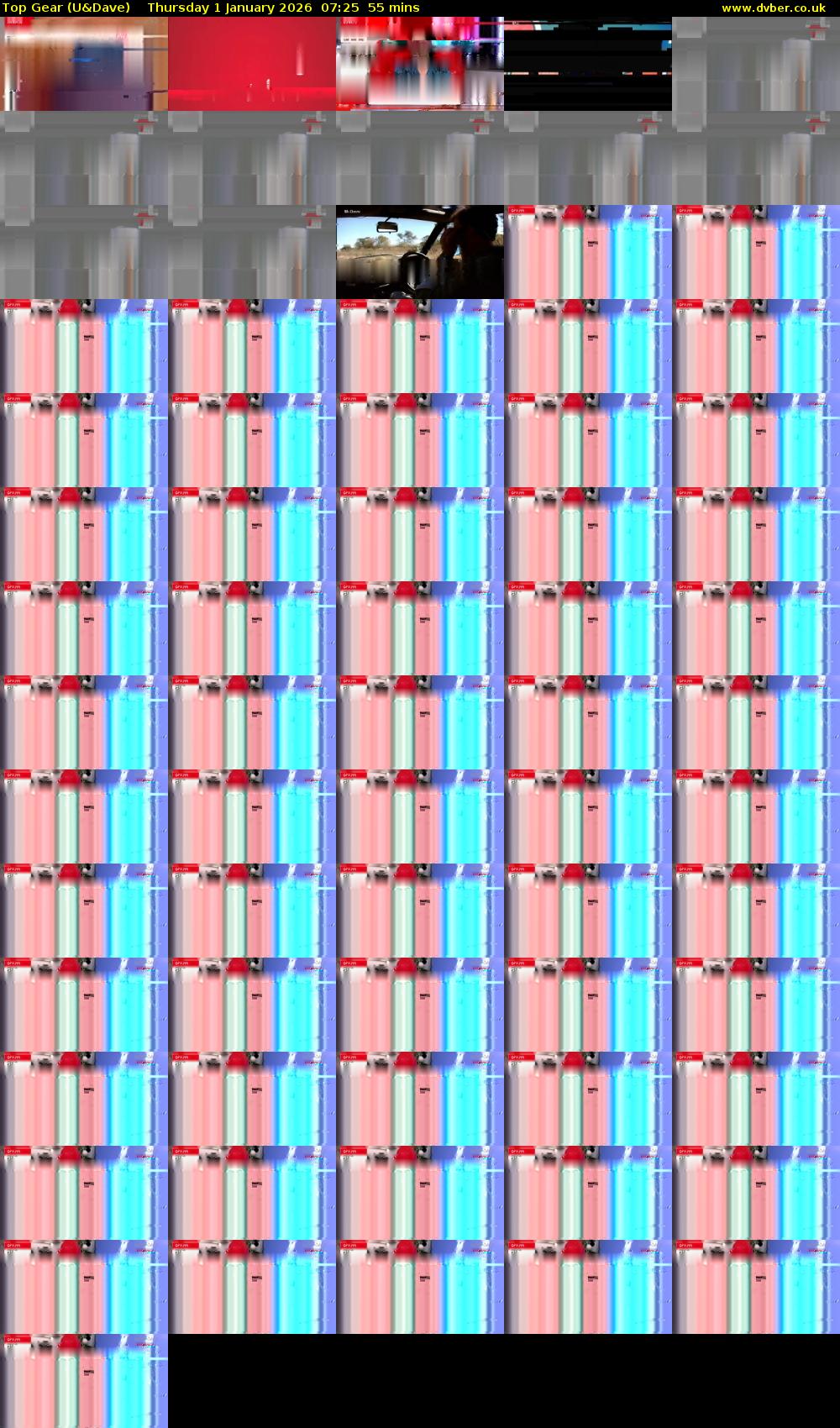 Top Gear (U&Dave) Thursday 1 January 2026 07:25 - 08:20