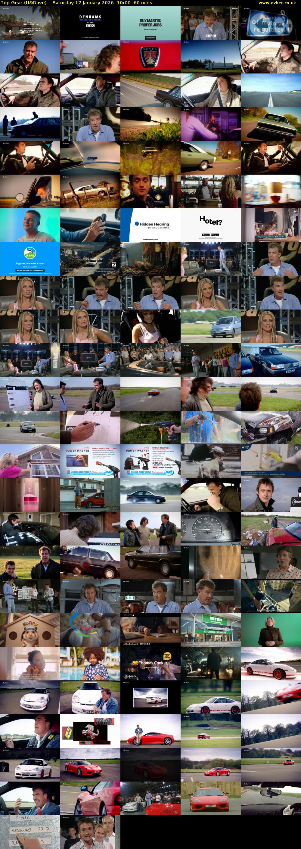 Top Gear (U&Dave) Saturday 17 January 2026 10:00 - 11:00