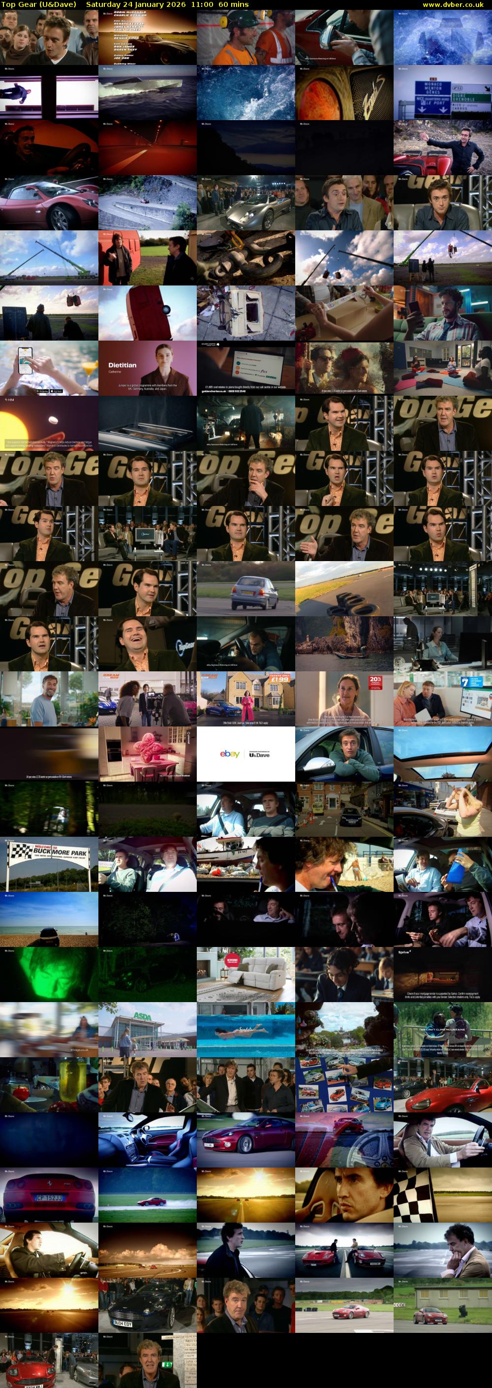 Top Gear (U&Dave) Saturday 24 January 2026 11:00 - 12:00