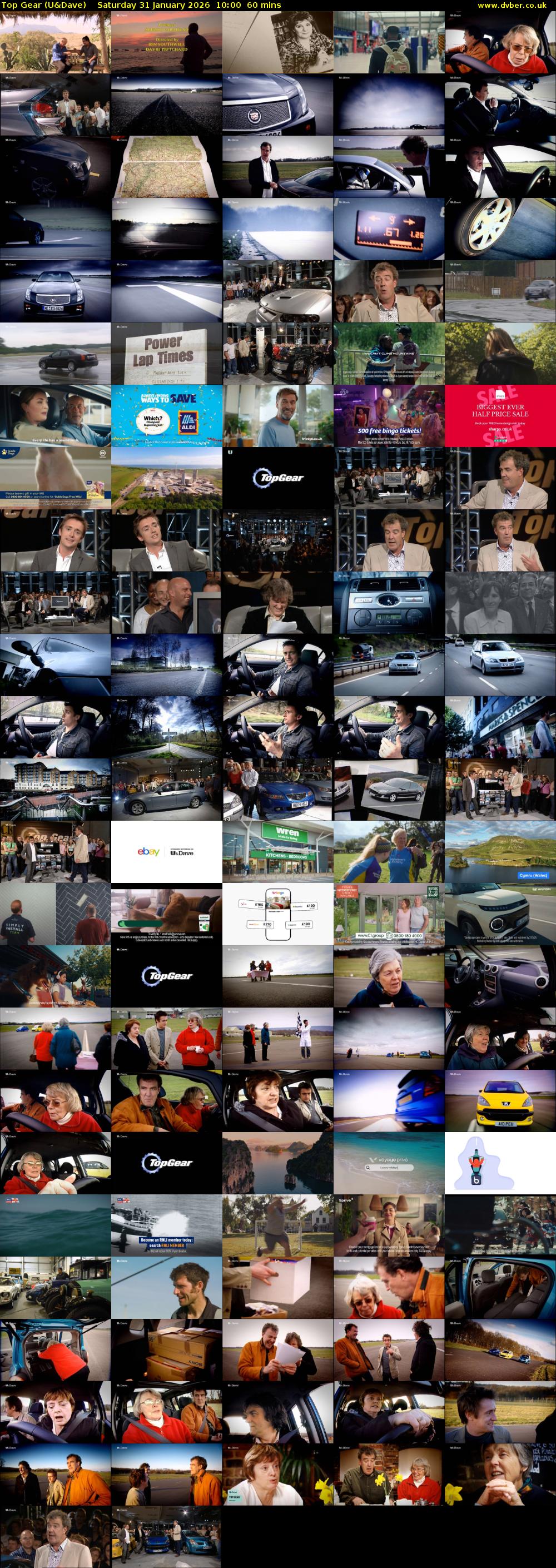 Top Gear (U&Dave) Saturday 31 January 2026 10:00 - 11:00