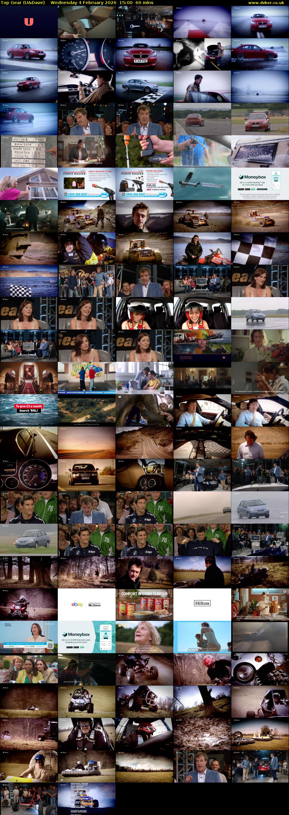 Top Gear (U&Dave) Wednesday 4 February 2026 15:00 - 16:00