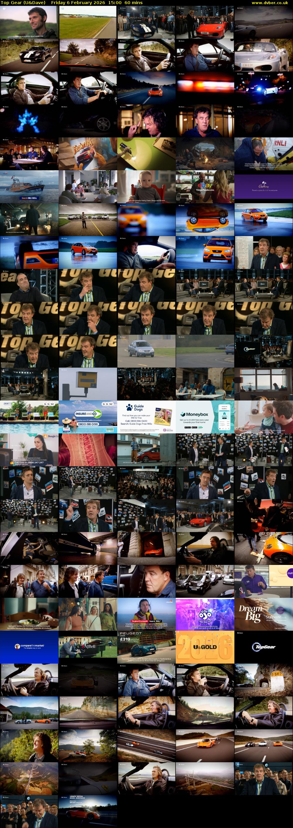 Top Gear (U&Dave) Friday 6 February 2026 15:00 - 16:00