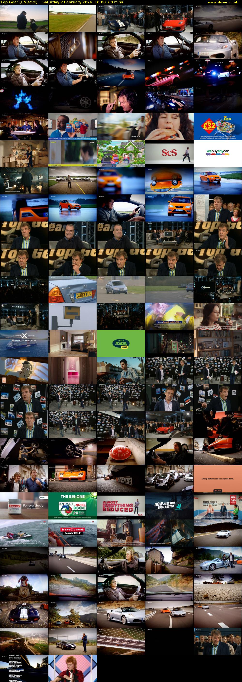 Top Gear (U&Dave) Saturday 7 February 2026 10:00 - 11:00