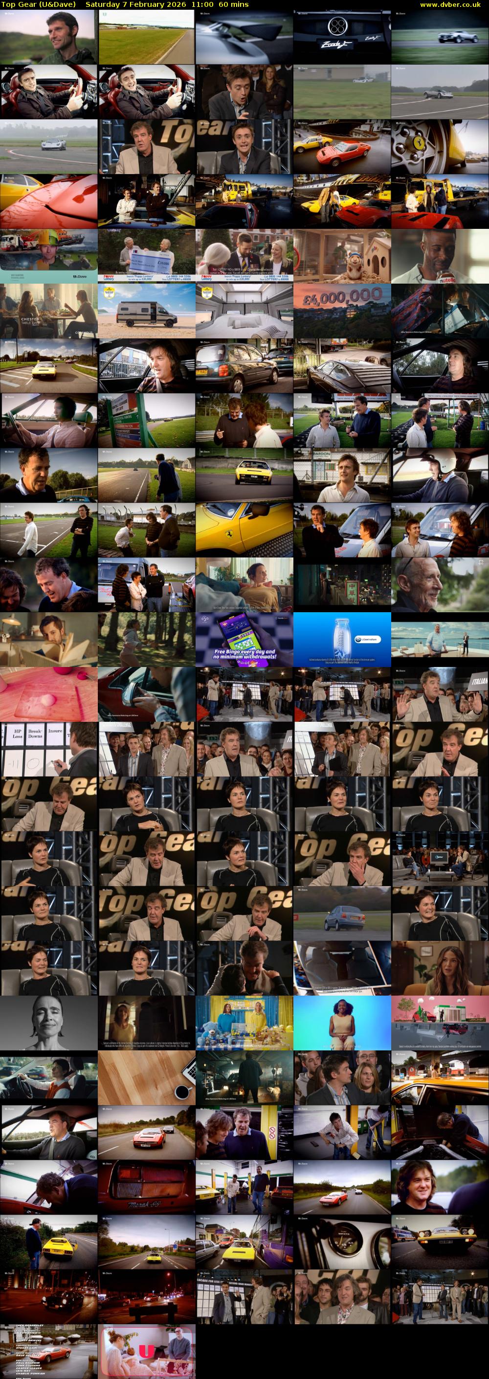Top Gear (U&Dave) Saturday 7 February 2026 11:00 - 12:00