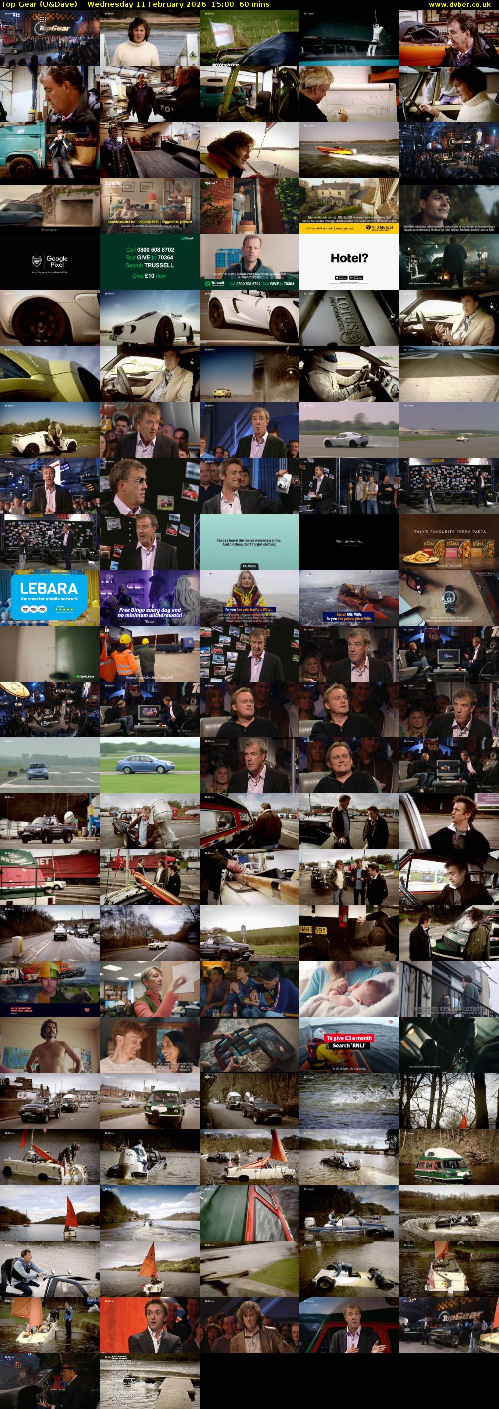 Top Gear (U&Dave) Wednesday 11 February 2026 15:00 - 16:00