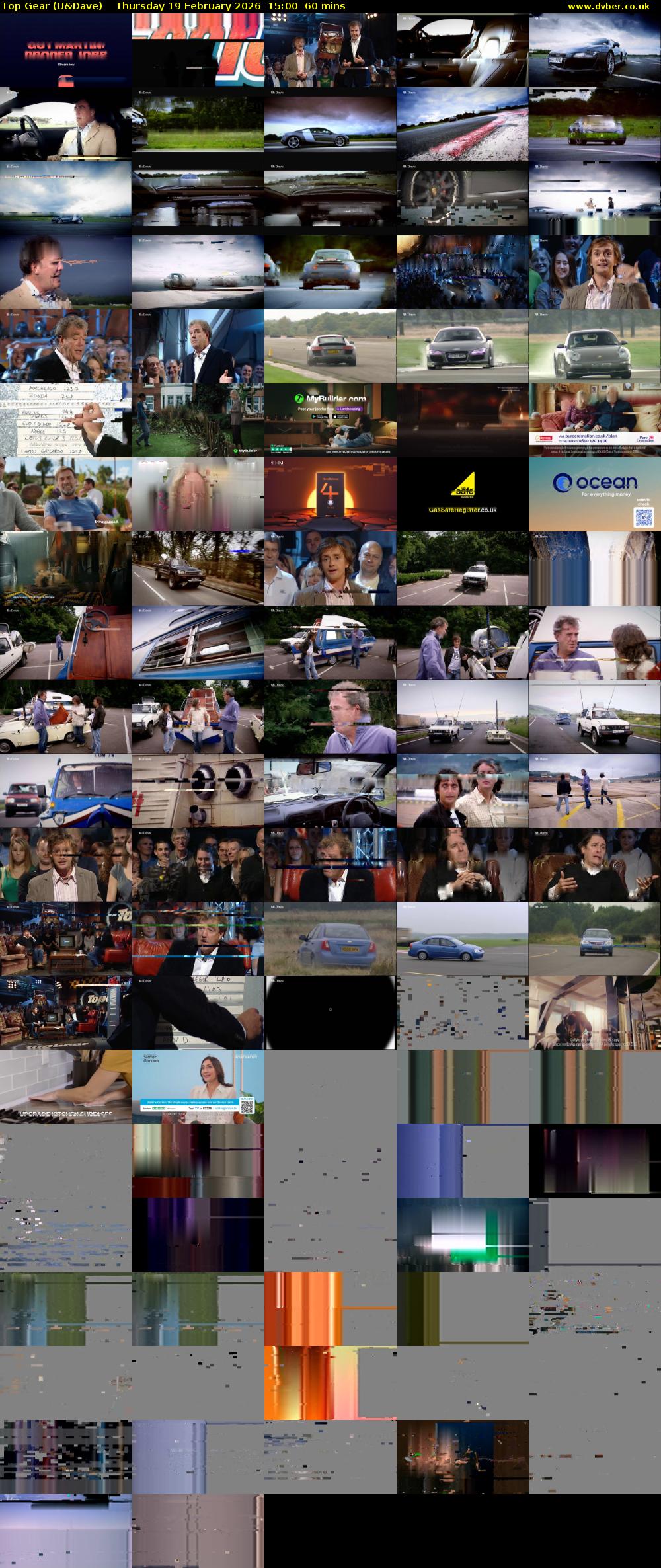 Top Gear (U&Dave) Thursday 19 February 2026 15:00 - 16:00