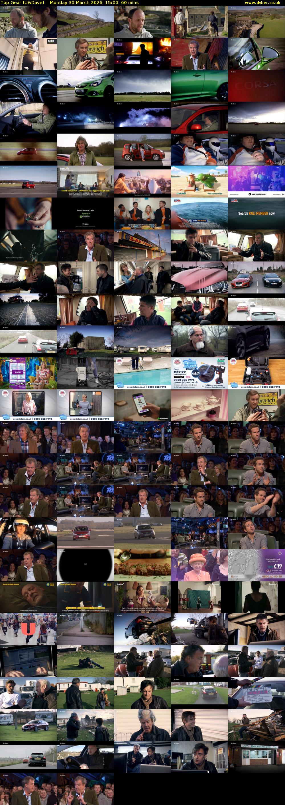 Top Gear (U&Dave) Monday 30 March 2026 15:00 - 16:00