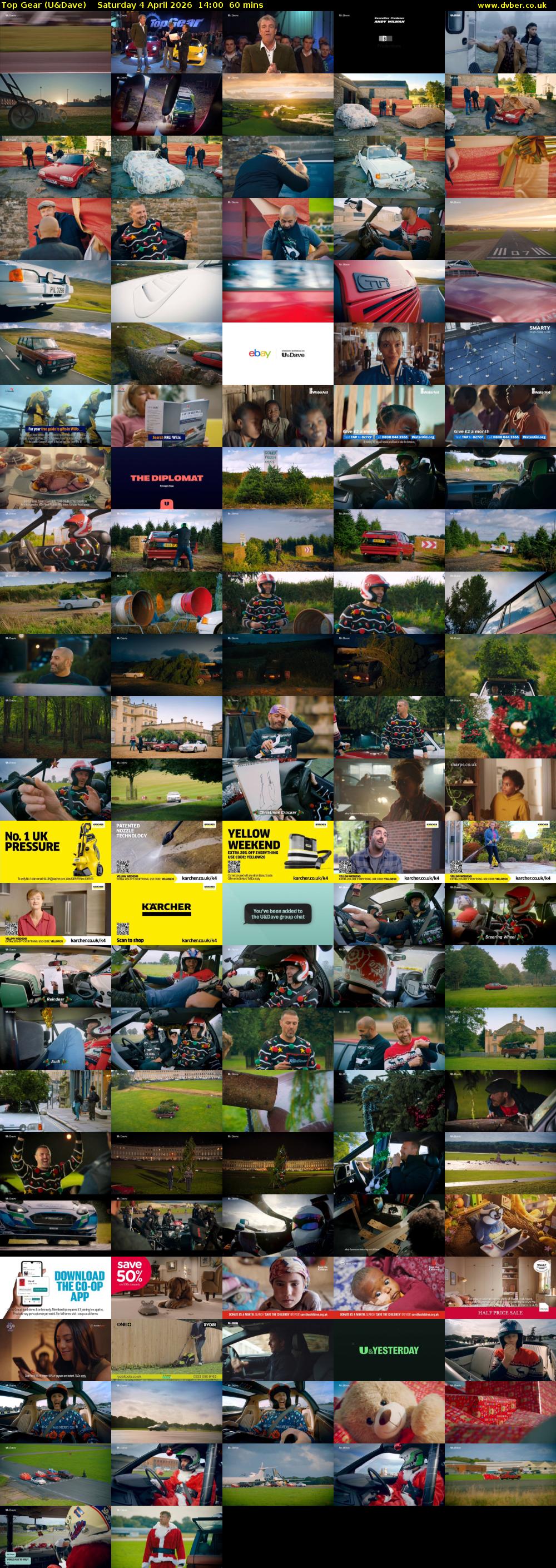 Top Gear (U&Dave) Saturday 4 April 2026 14:00 - 15:00
