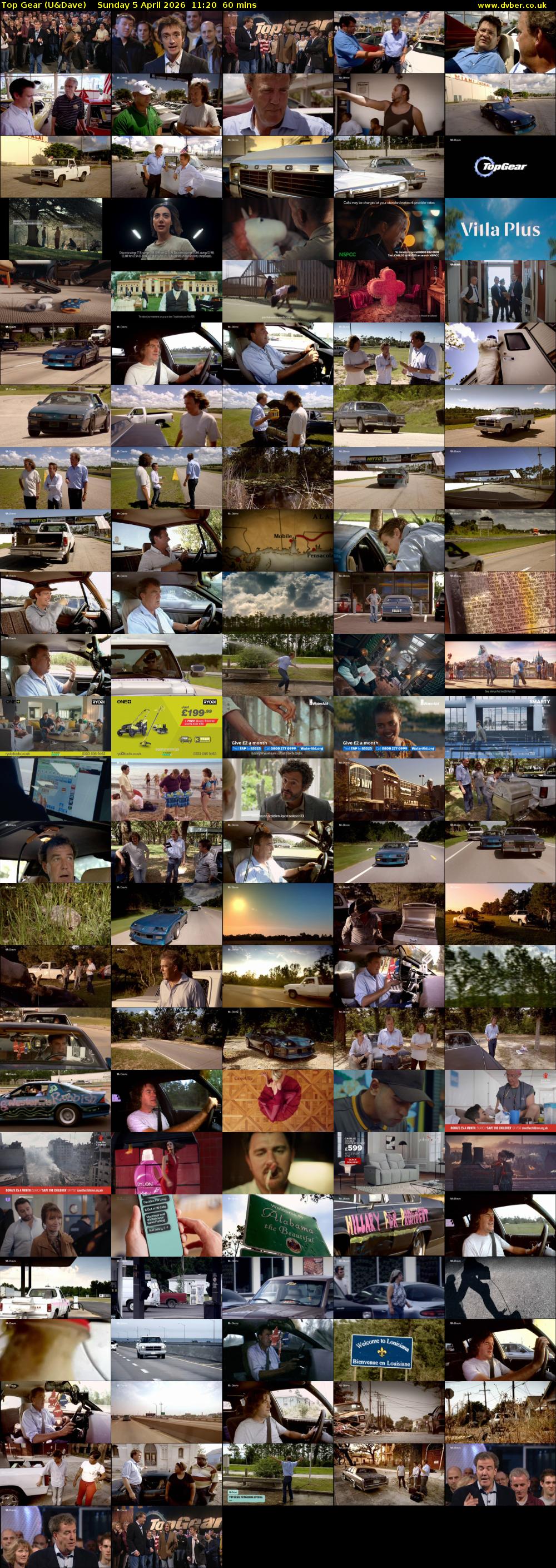 Top Gear (U&Dave) Sunday 5 April 2026 11:20 - 12:20