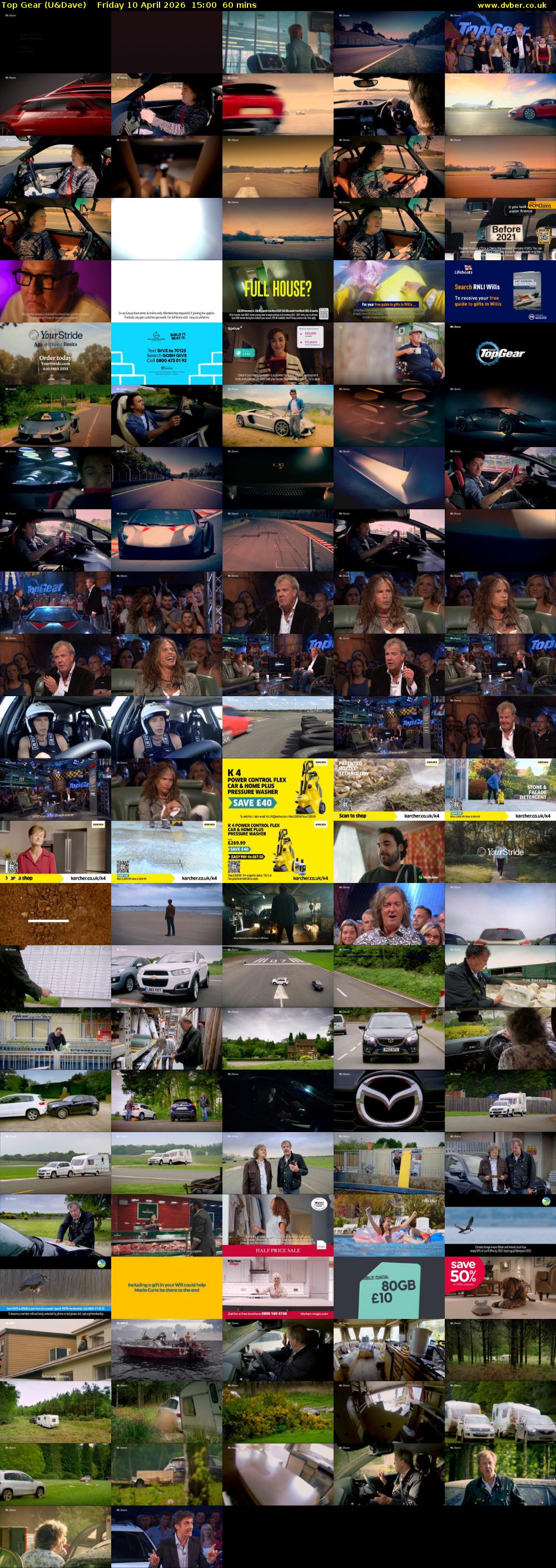 Top Gear (U&Dave) Friday 10 April 2026 15:00 - 16:00