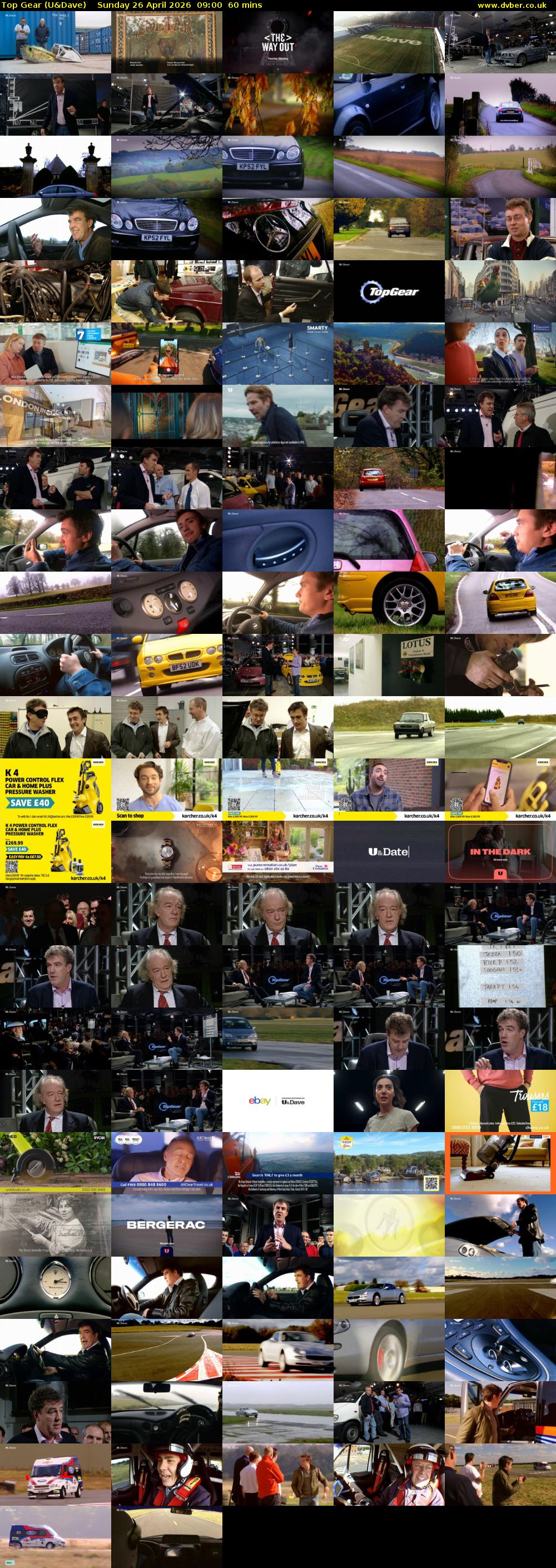 Top Gear (U&Dave) Sunday 26 April 2026 09:00 - 10:00