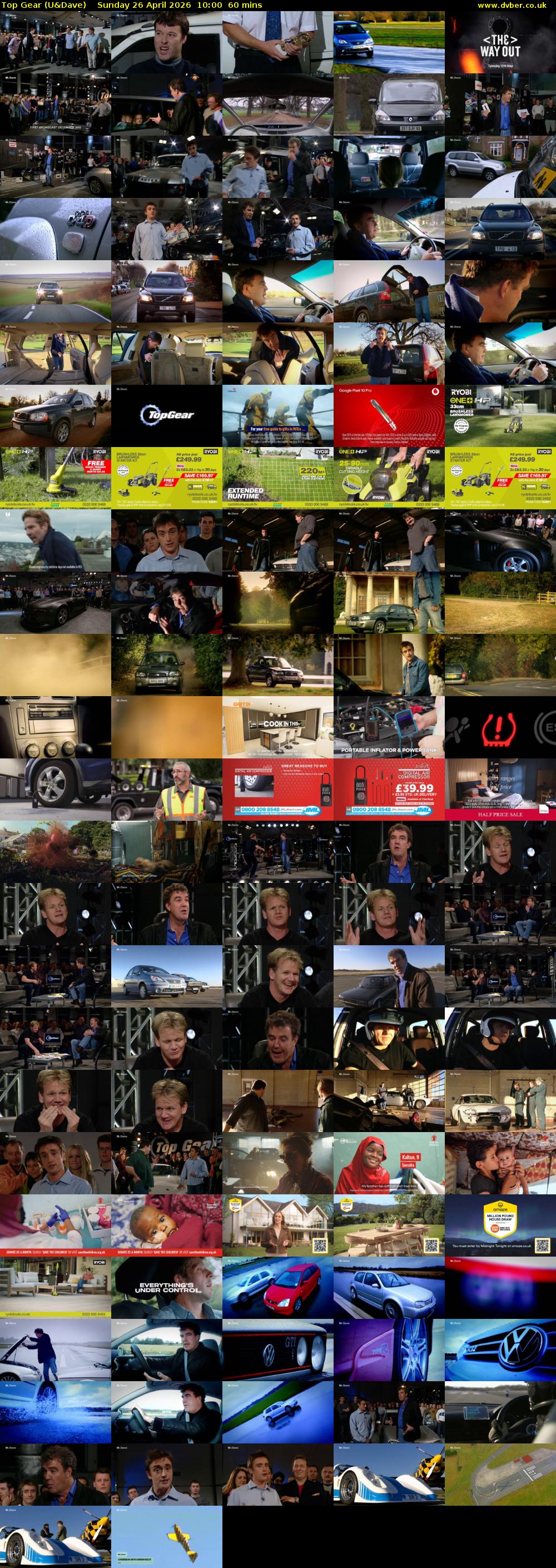 Top Gear (U&Dave) Sunday 26 April 2026 10:00 - 11:00