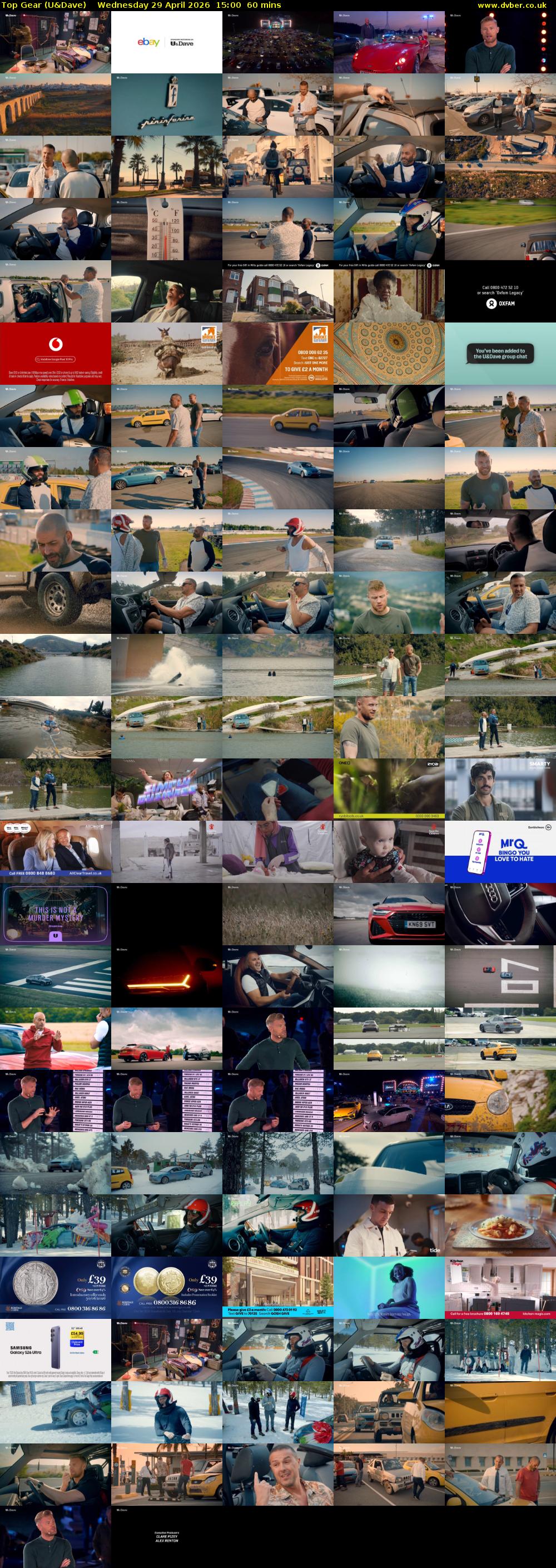Top Gear (U&Dave) Wednesday 29 April 2026 15:00 - 16:00