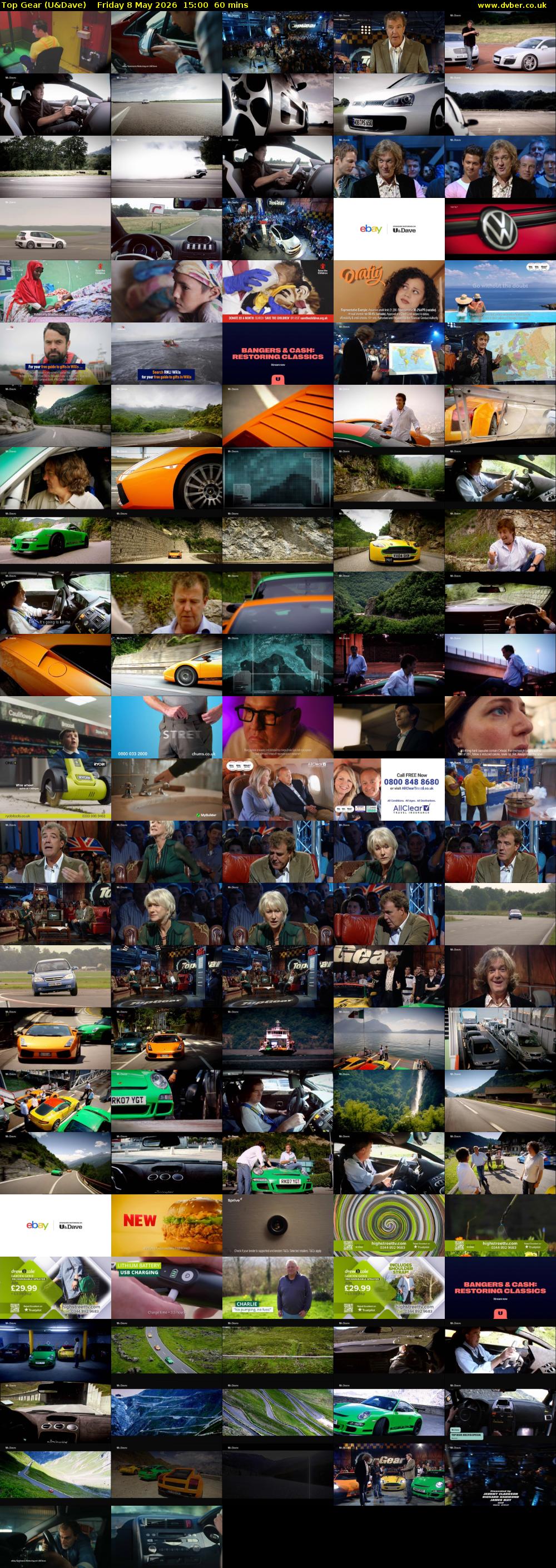 Top Gear (U&Dave) Friday 8 May 2026 15:00 - 16:00