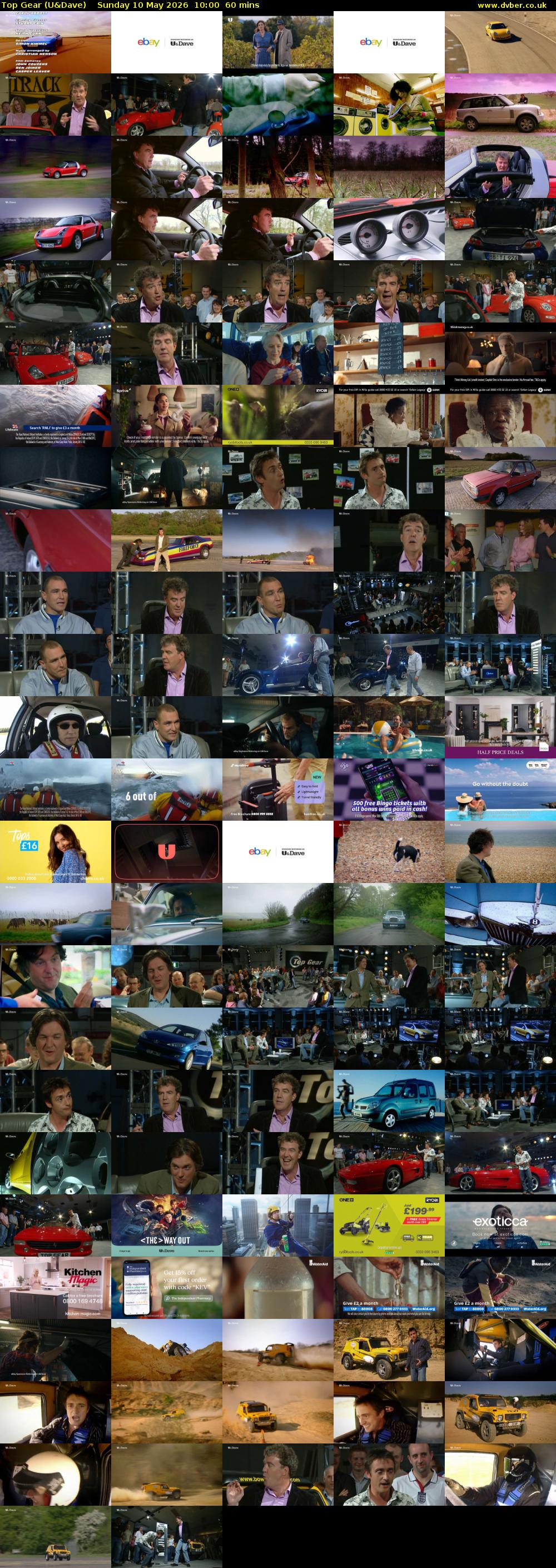 Top Gear (U&Dave) Sunday 10 May 2026 10:00 - 11:00