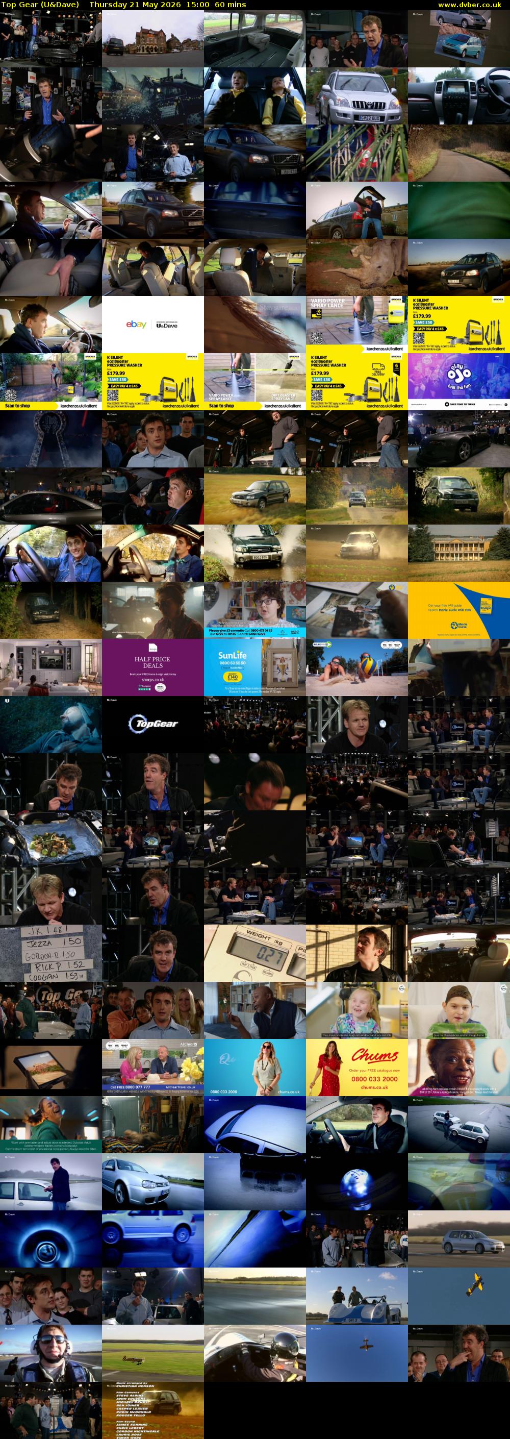 Top Gear (U&Dave) Thursday 21 May 2026 15:00 - 16:00