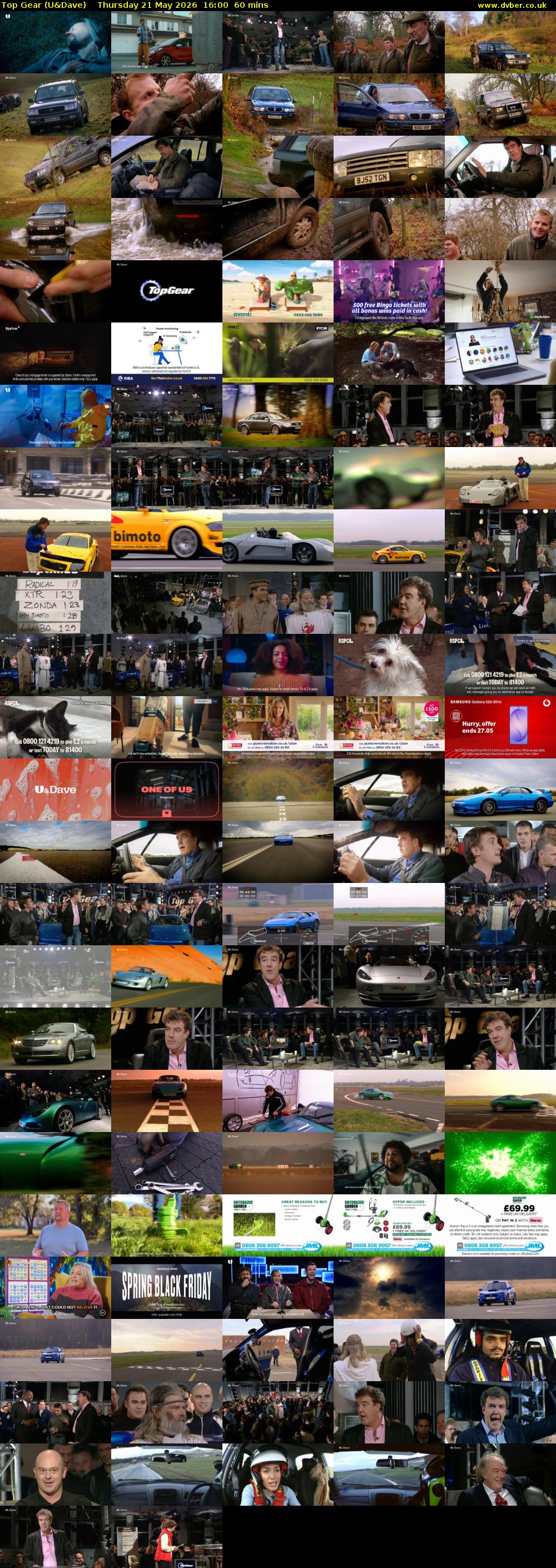 Top Gear (U&Dave) Thursday 21 May 2026 16:00 - 17:00