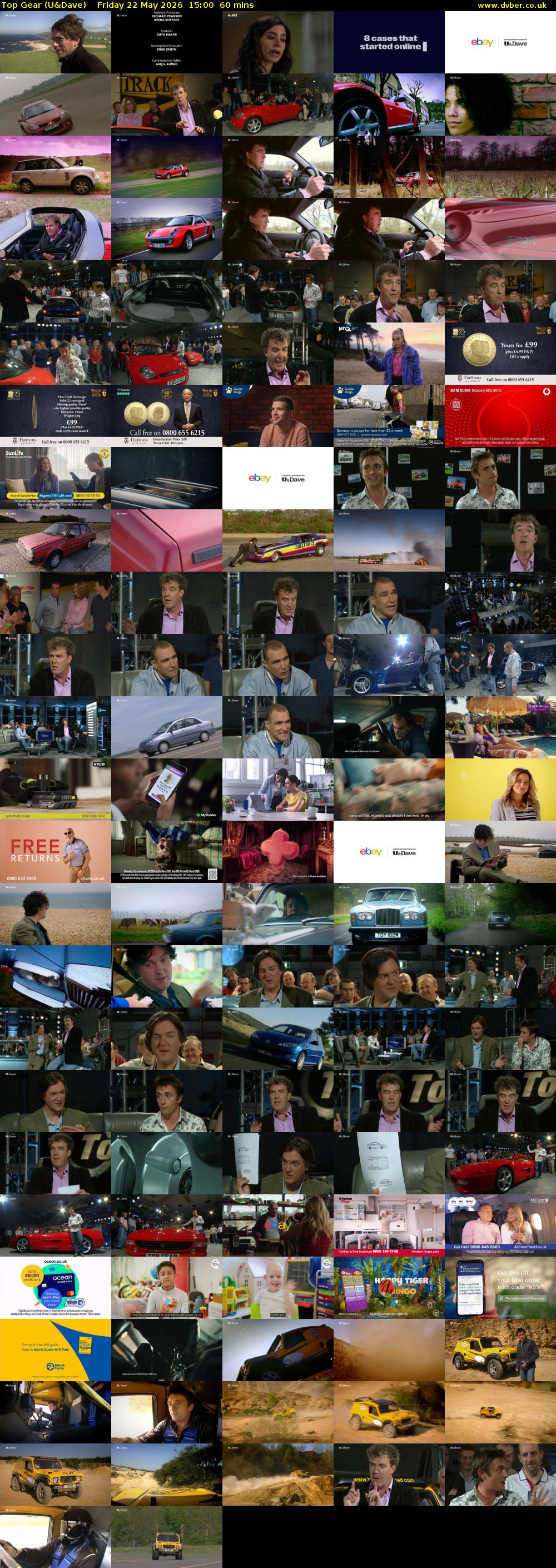 Top Gear (U&Dave) Friday 22 May 2026 15:00 - 16:00